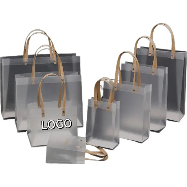 Plastic Transparent Gift Tote Bag
