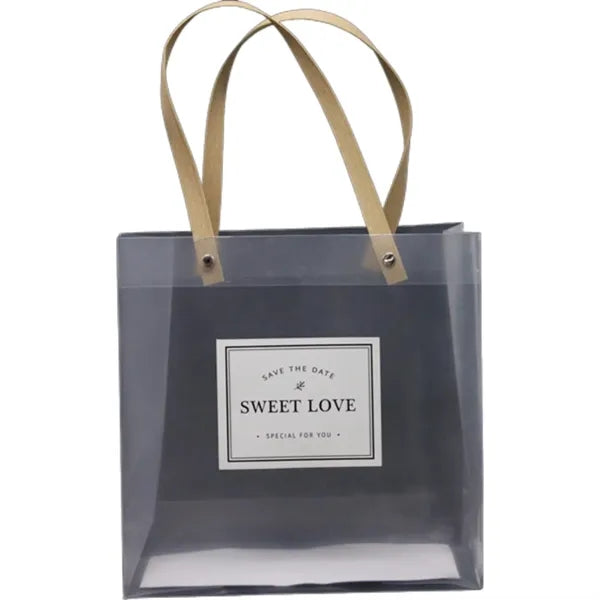Plastic Transparent Gift Tote Bag