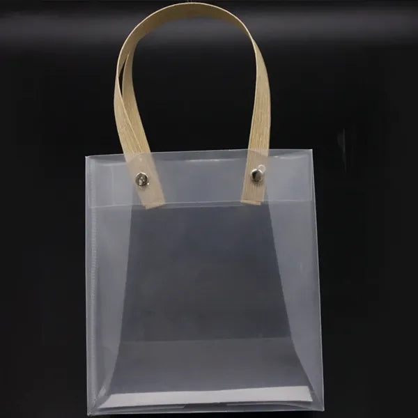Plastic Transparent Gift Tote Bag