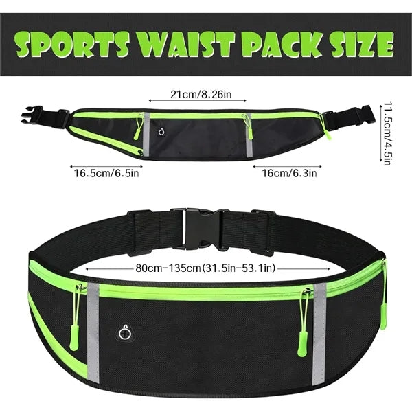 Sport Running Belt Mobile Phone Fanny Pack Pouch Waist Bag