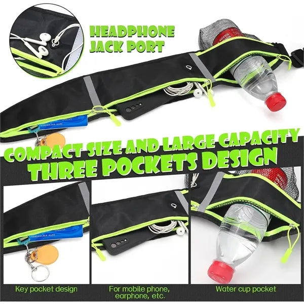 Sport Running Belt Mobile Phone Fanny Pack Pouch Waist Bag