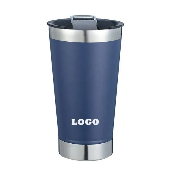 16oz Stainless Steel Cups with Lid
