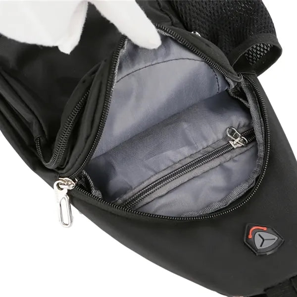 Sling Backpack With Earphone Hole