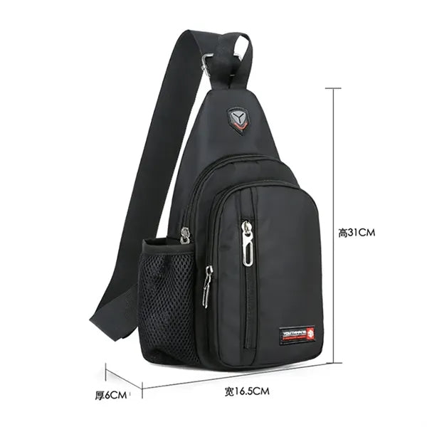 Sling Backpack With Earphone Hole