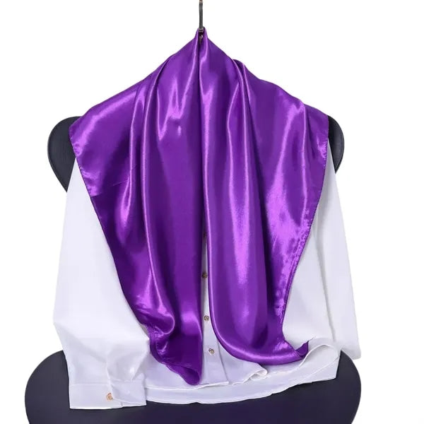 Large Custom Satin Solid Color Bandanas
