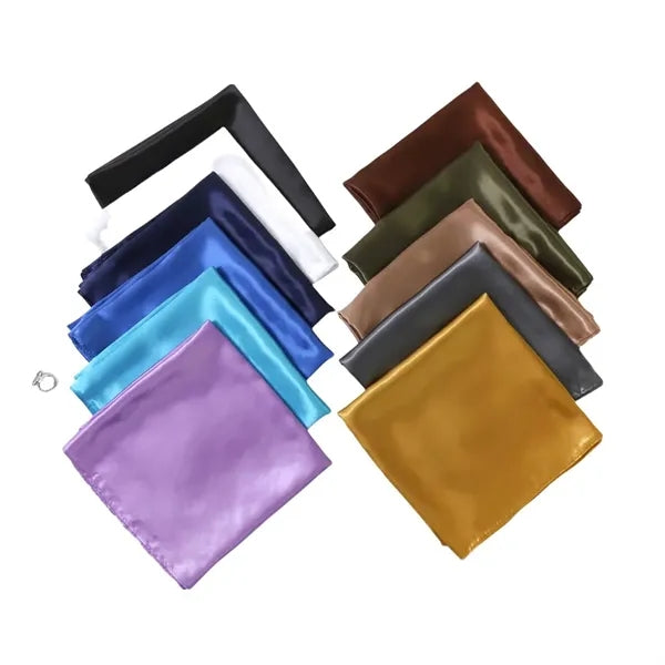 Large Custom Satin Solid Color Bandanas