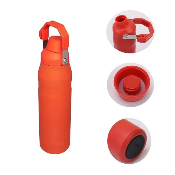 21oz With Portable Stainless Steel Ice Cow Cup