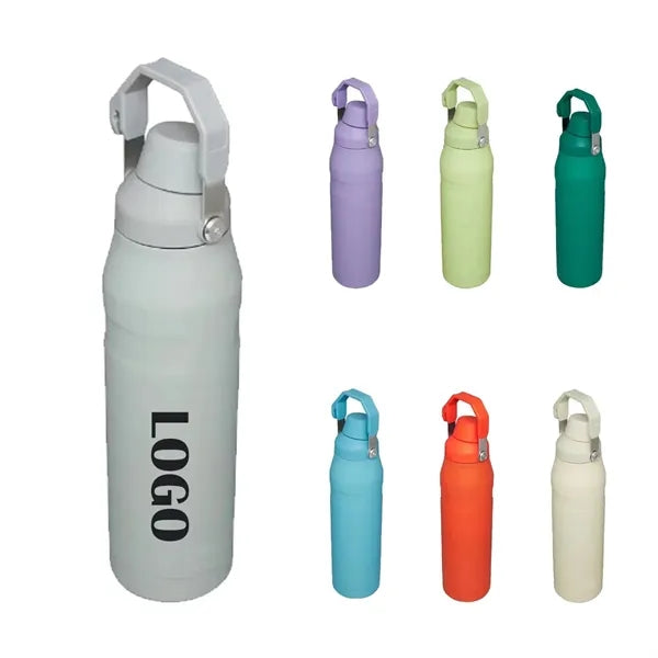 21oz With Portable Stainless Steel Ice Cow Cup