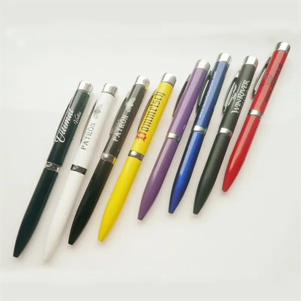 Metal Ballpoint Pen W/LOGO LED Projection Light