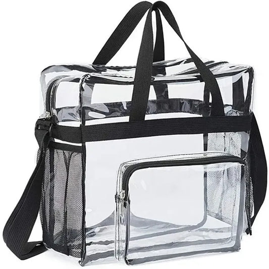 PVC transparent waterproof bag with adjustable strap