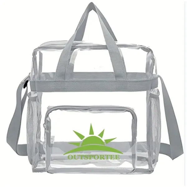 PVC transparent waterproof bag with adjustable strap