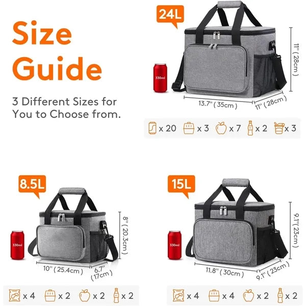 Collapsible Cooler Bag Insulated Large Capacity