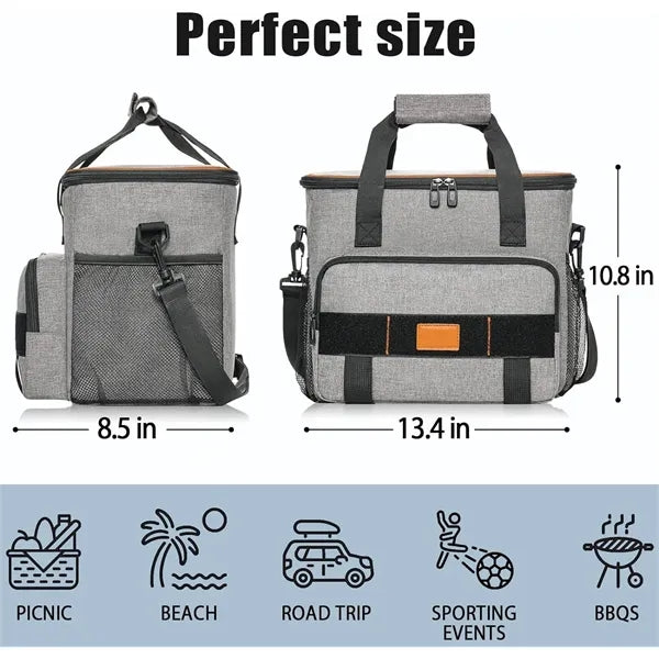 Collapsible Small Cooler Bags 14L Soft Sided Leakproof Lunch
