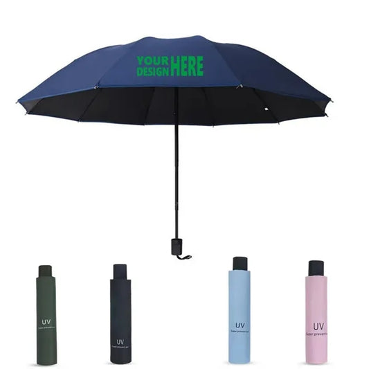Logo Portable Folding Umbrella
