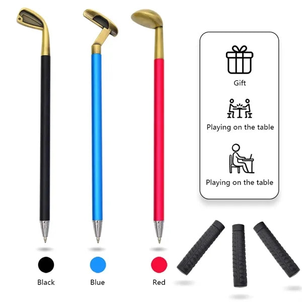 Golf Pen Set & Mini Desktop Putting Green Game