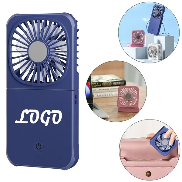 Rechargeable Foldable Neck Hanging Mini Usb Fan