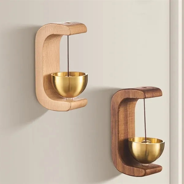 Magnetic Attached Wooden Shopkeeper Doorbell Wind Chime