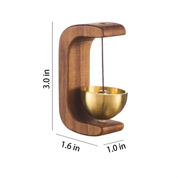 Magnetic Attached Wooden Shopkeeper Doorbell Wind Chime
