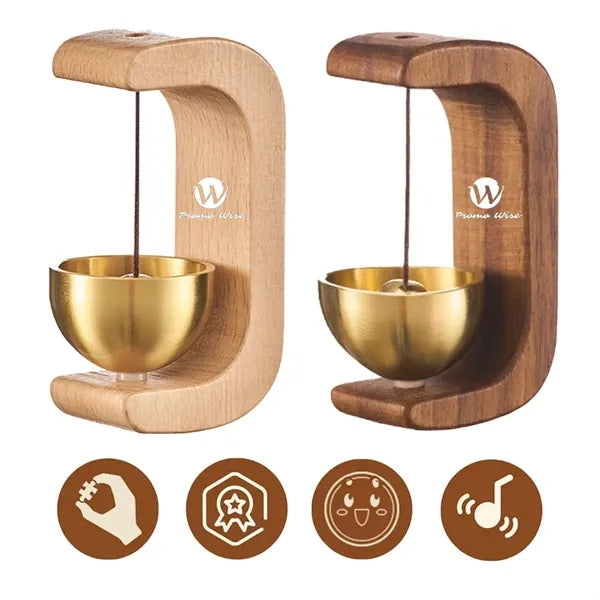 Magnetic Attached Wooden Shopkeeper Doorbell Wind Chime