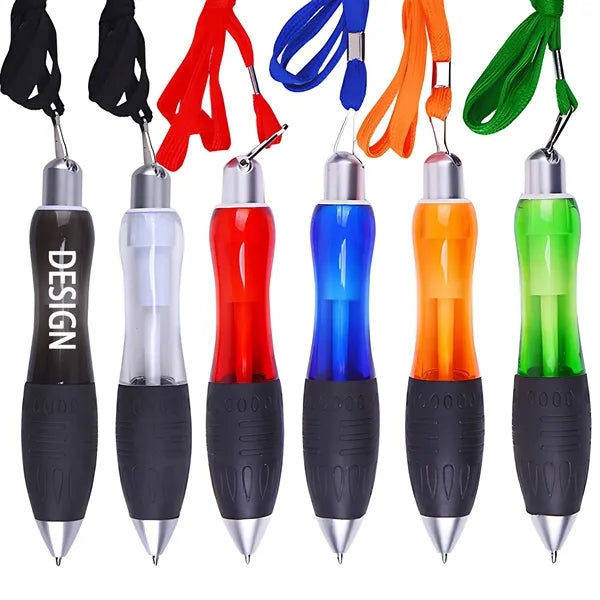 Big Fat Ballpoint Pens with Lanyard Prevent Hand Fatigue