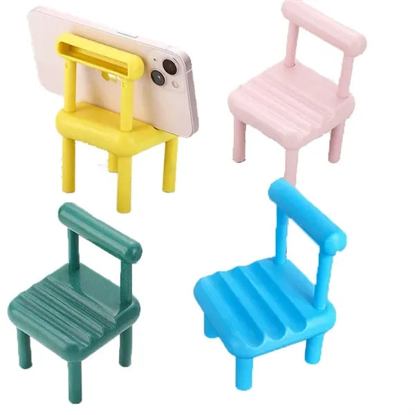 Plastic Mini chair stand gift phone holder