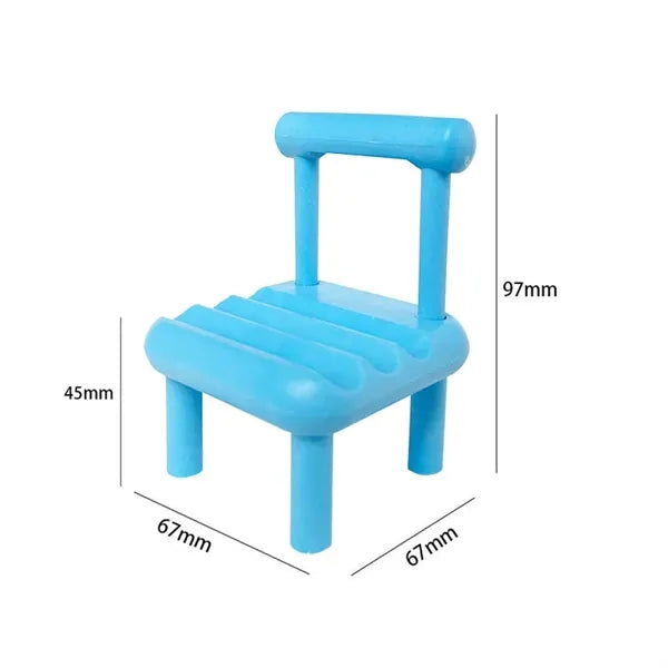 Plastic Mini chair stand gift phone holder