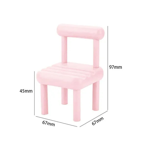 Plastic Mini chair stand gift phone holder