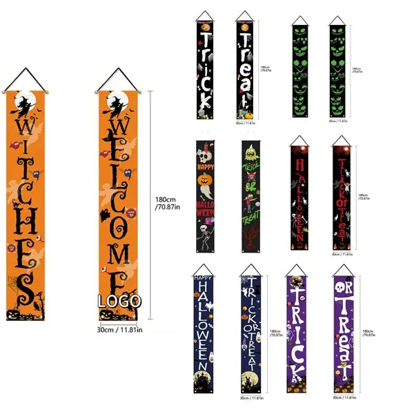 70.87" x 11.81" Halloween Party Decoration Couplets