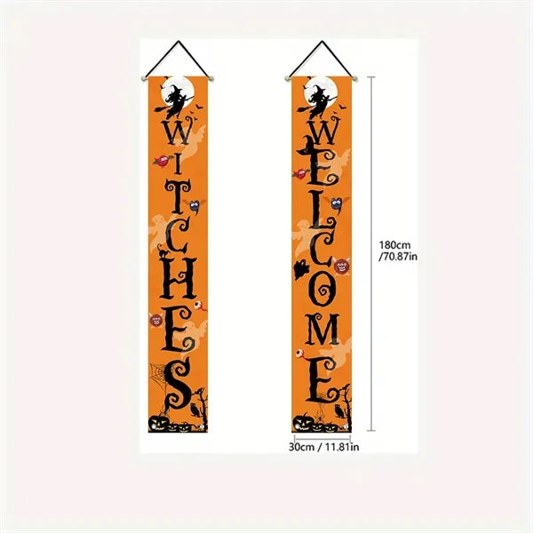70.87" x 11.81" Halloween Party Decoration Couplets