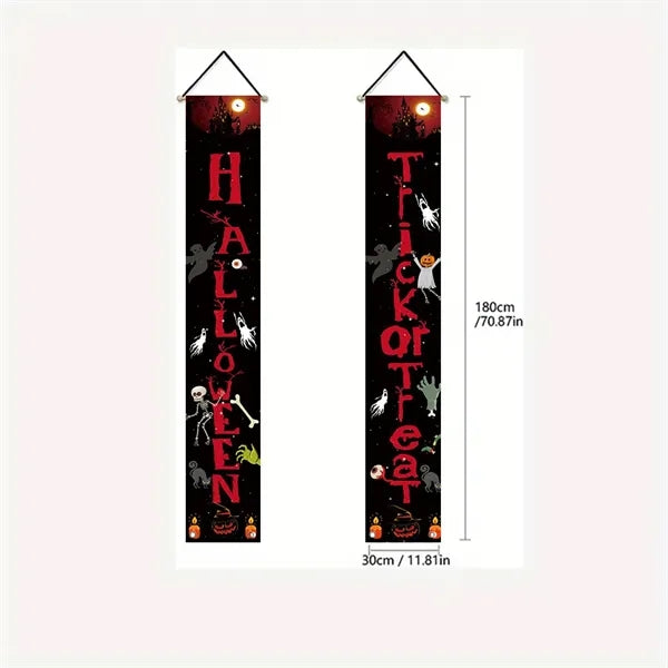70.87" x 11.81" Halloween Party Decoration Couplets
