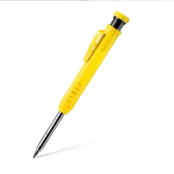 Solid Carpenter Pencil with Built-in Sharpener