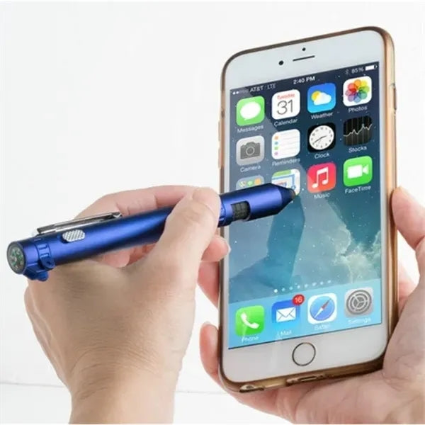 6 in 1 LED Stylus Tool Pen with Phone Stand