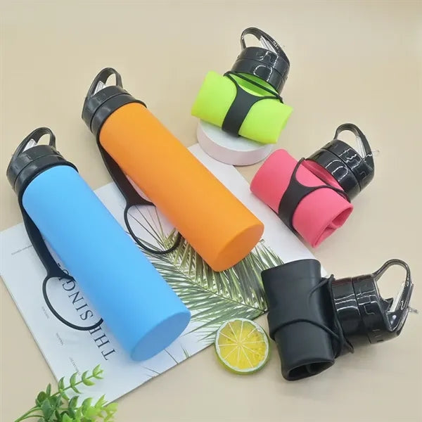 Collapsible Travel Water Bottle 21 oz 600ml