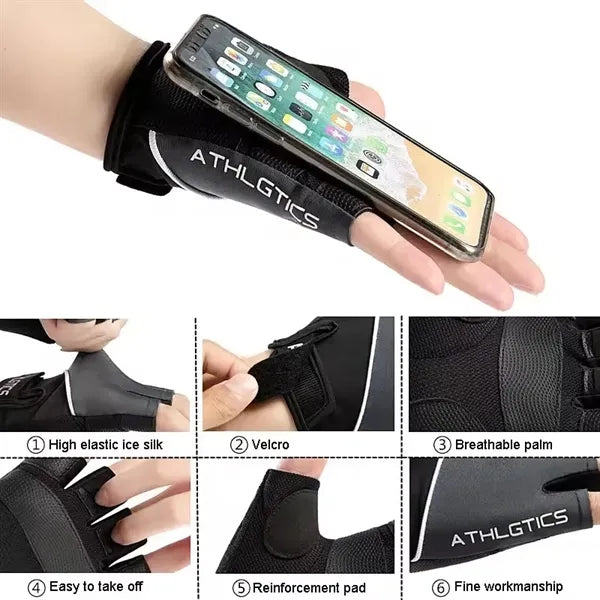 Half Finger Sports Workout Cycling Lifting Fitness Gloves