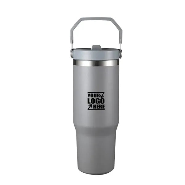 Stainless Steel Double Wall Insulated Tumbler With Handle