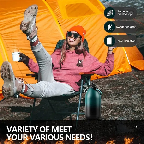 Multi-Functional Large-Capacity Outdoor Insulated Cup