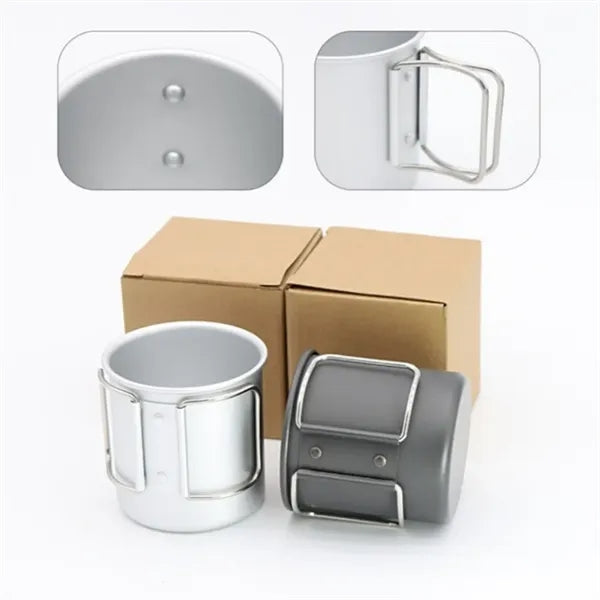 300ml Aluminum Alloy Camping Mugs