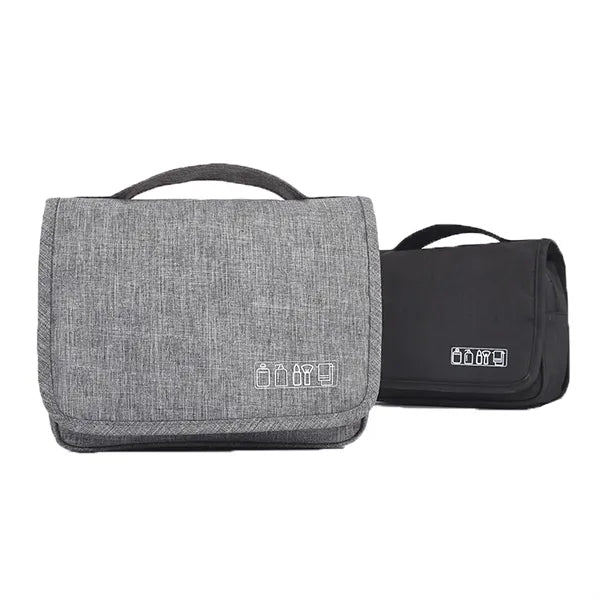 Hand-Held Hook Dry And Wet Separation Toiletry Bag