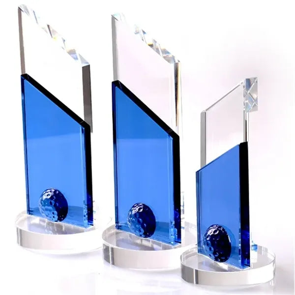 Award Craft Glass Crystal Trophy