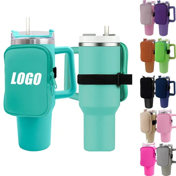Water Bottle Pouch With Elastic Belt Without Cup