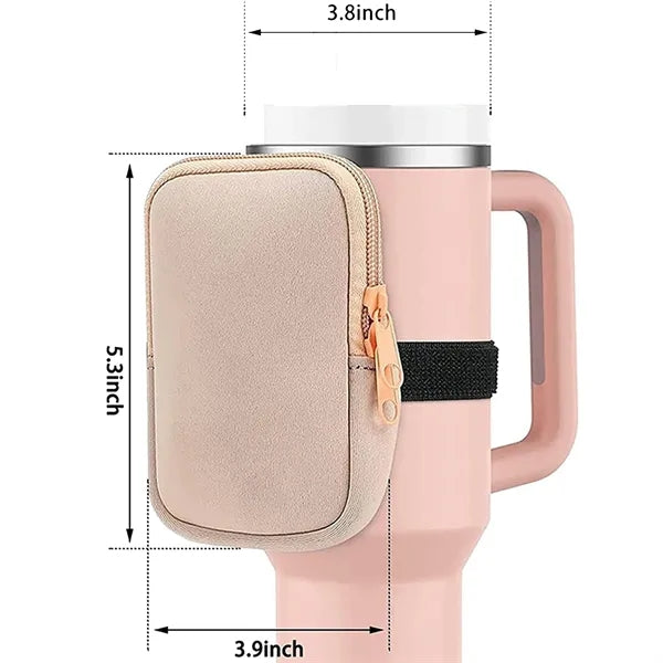 Water Bottle Pouch With Elastic Belt Without Cup