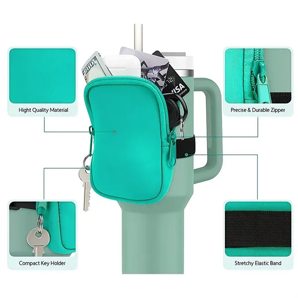 Water Bottle Pouch With Elastic Belt Without Cup