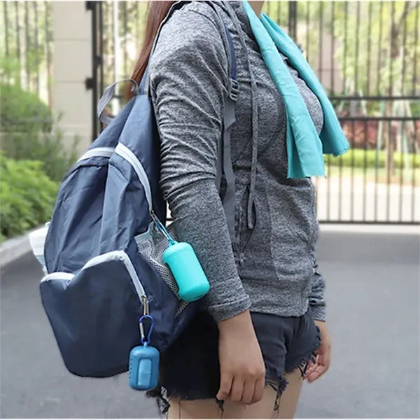 Large Cylindrical Cold Washcloth Quick Drying Towels