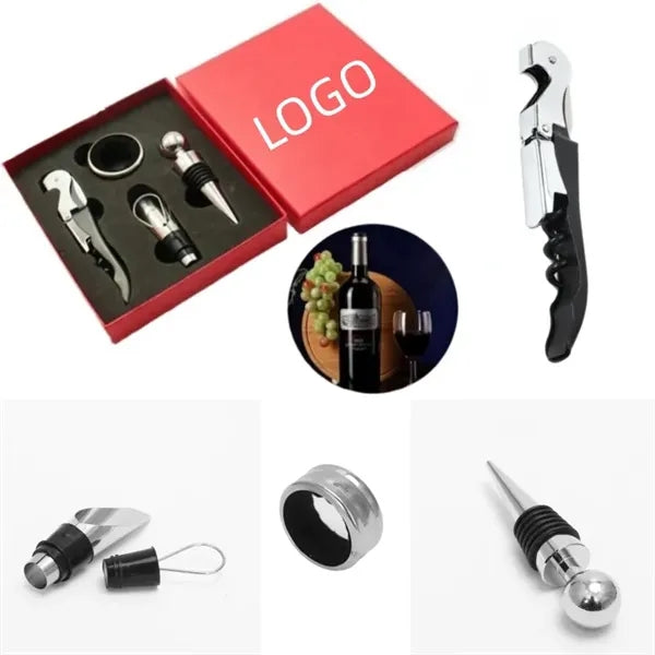 Stainless Steel Wine Bottle Opener Tool Kit