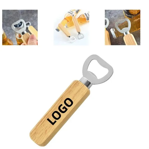Wood Handle Beer Bottle Opener