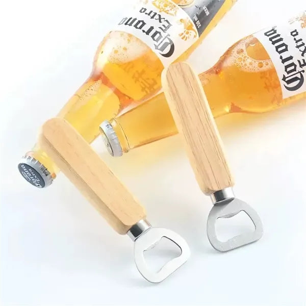 Wood Handle Beer Bottle Opener