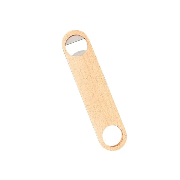 Wooden Flat Bottle Opener