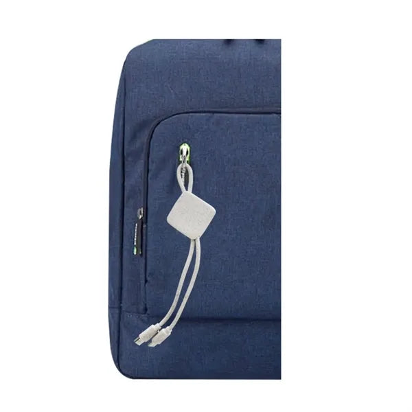 Eco Wheat Straw 4 in 1 Cable Keychain