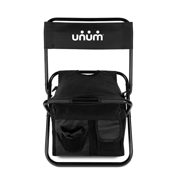 Folding Chair with 24 Can Cooler Bag & Pockets