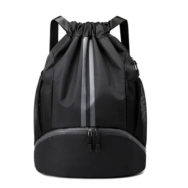 Waterproof Drawstring Backpack with Shoe Pocket